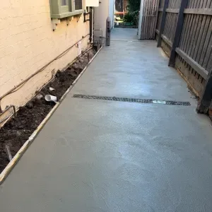 A photo of a concreting job.