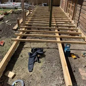 A photo of an excavation job.