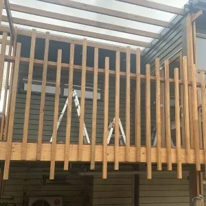 A photo of a pergola.