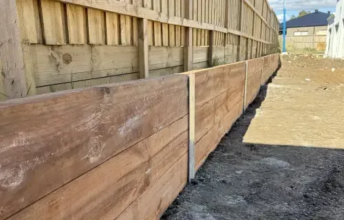Retaining Wall transformation in Sunbury